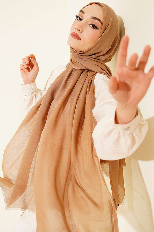 Rami Tencel Scarf Latte