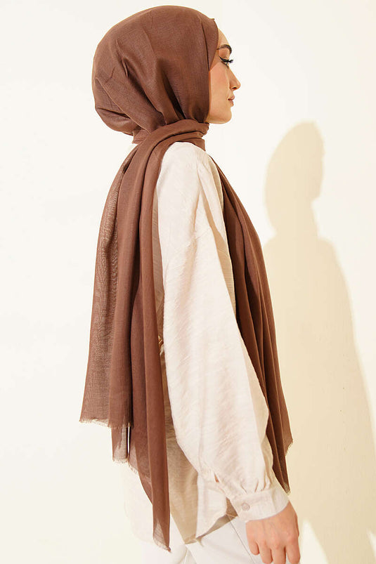 Rami Tencel Scarf Soft Coffee