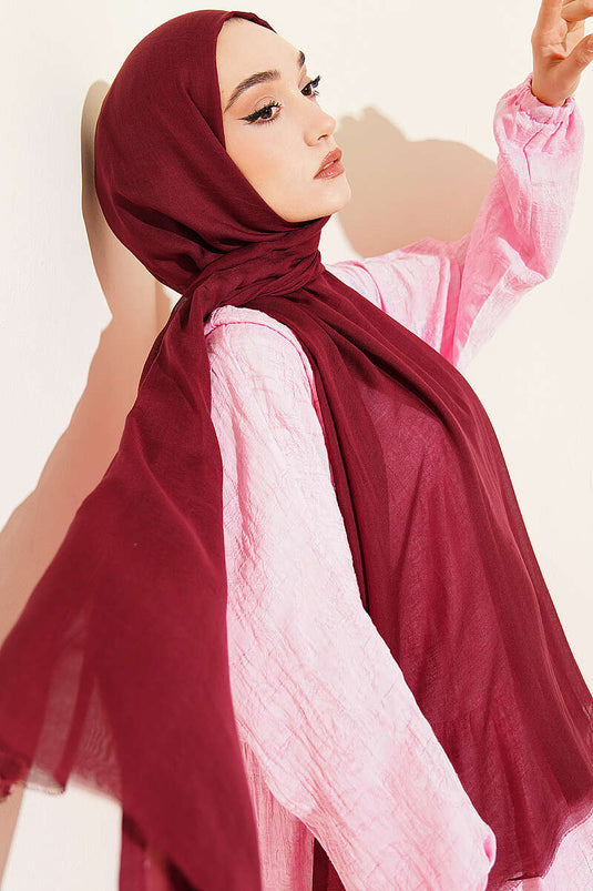 Rami Tencel Scarf Cherry