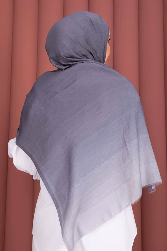 سلسلة الشالات العصرية المتدرجة اللون إنديجو