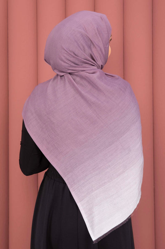 Série Moderne d'Écharpes Dégradées Couleur Lilas