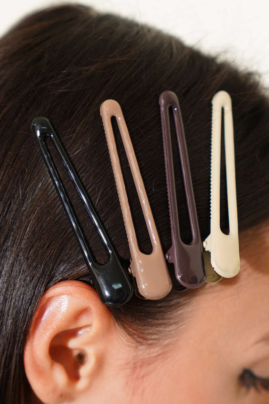 Assortiment de 4 boucles à fléchettes colorées