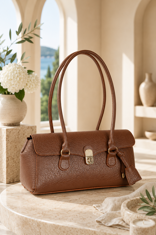Bolso Baget Con Detalle De Hebilla Retro