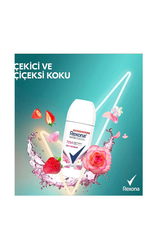 Rexona Sexy Bouquet 72 Hour Body Heat Activated Women's Roll-on Deodorant 50 ml