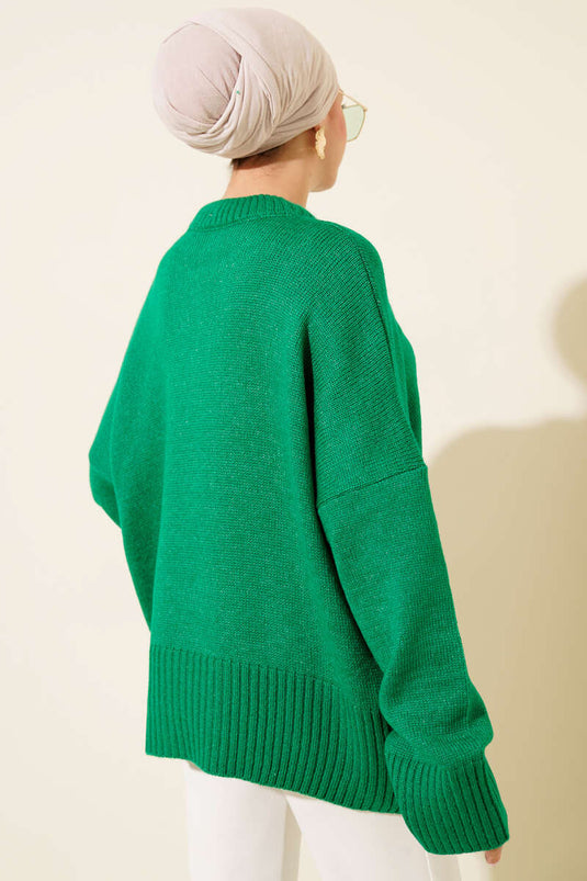 Ribana Görünümlü Triko Tunik Benetton