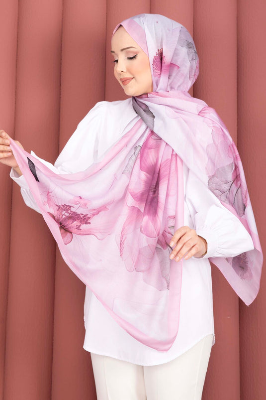 Série de foulards Rose Desen rose