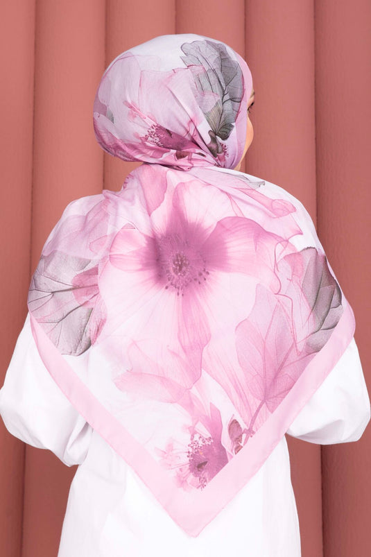 Série de foulards Rose Desen rose