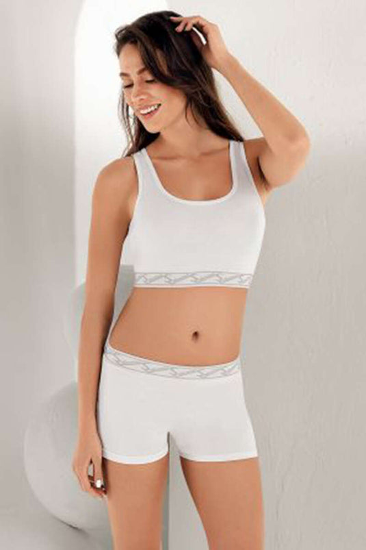 Falcons Sports Team Two-Piece Set White