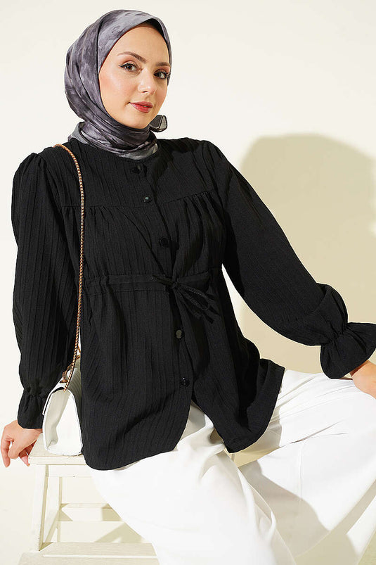 Chemise Muşlin À Poches Fausse