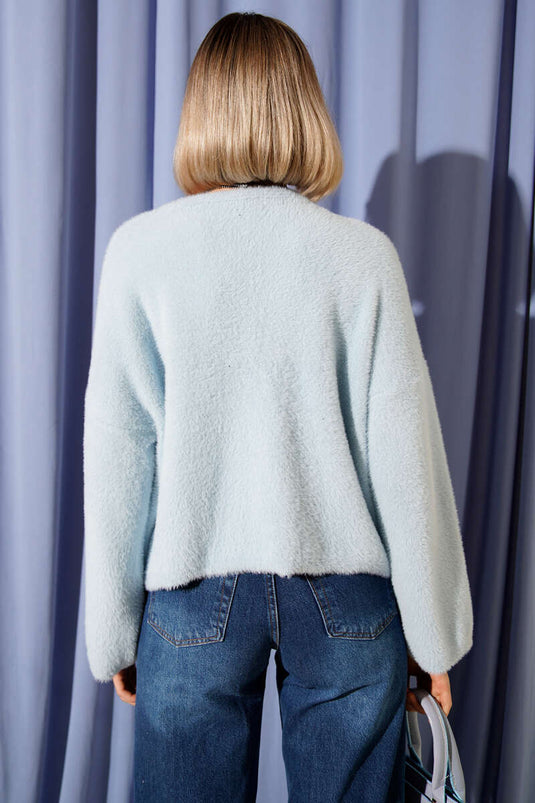 Sakallı Basic Kazak Mavi