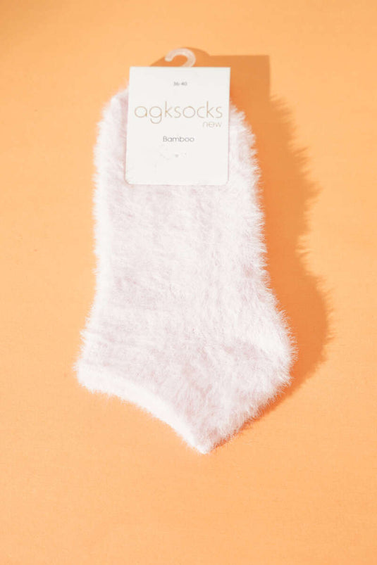 Sakallı Kadın Patik Çorap Pembe