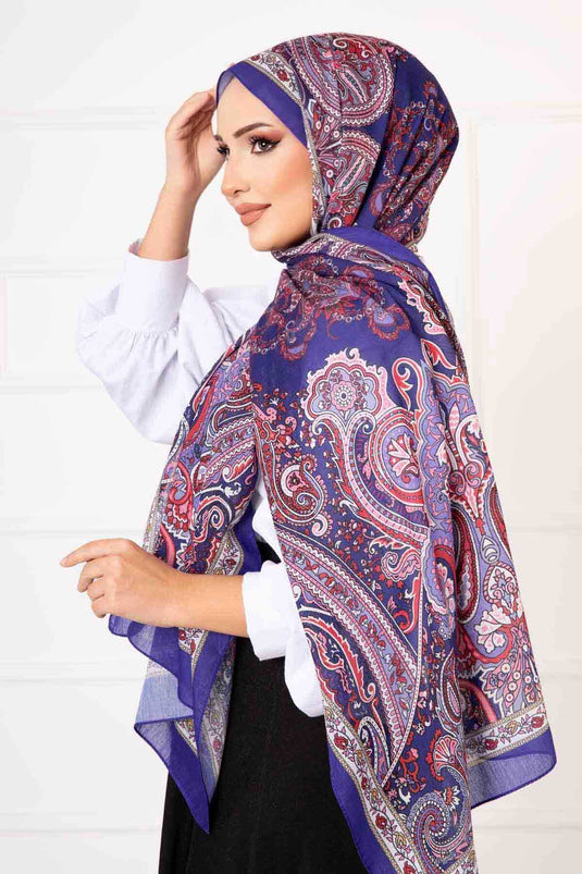 Shawl Patterned Cotton Shawl -3