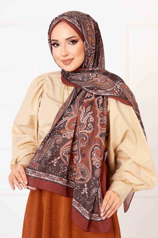 Shawl Patterned Cotton Shawl -7