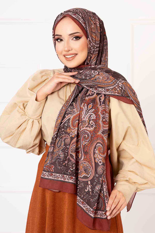 Shawl Patterned Cotton Shawl -7