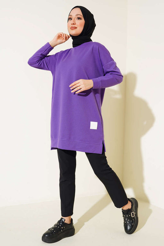 Salaş Armalı Tunik Lila