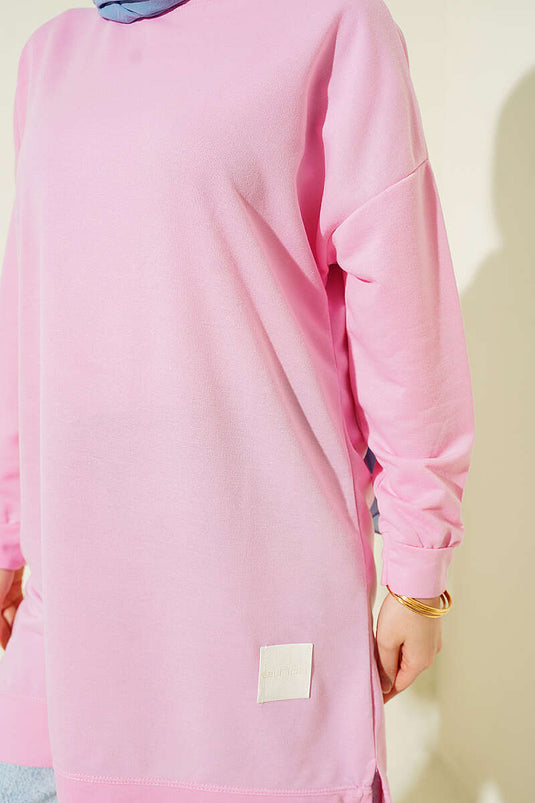Salaş Armalı Tunik Pembe