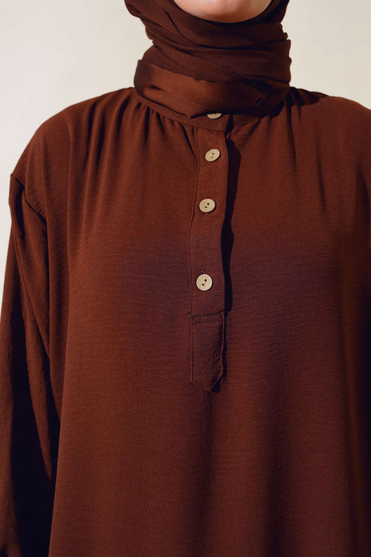 Casual Two Piece Set Coffee