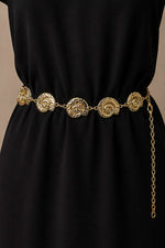 Ceinture Chaîne À Motif Escargot Or