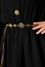 Ceinture Chaîne Avec Symbole Escargot Or