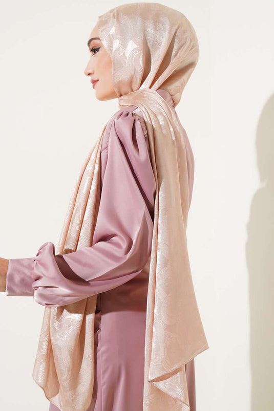 Sarmal Desen Jakar Melisa Şal Camel -10