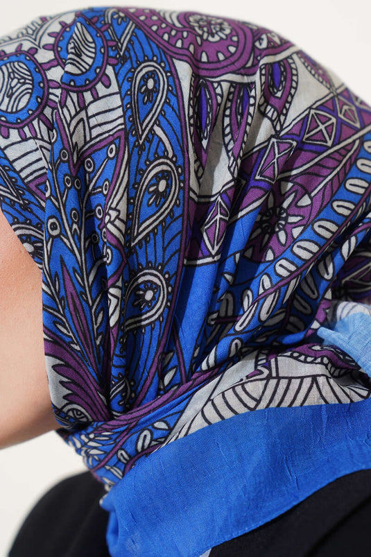 Bambusschal mit Spiralmotiv von Saks