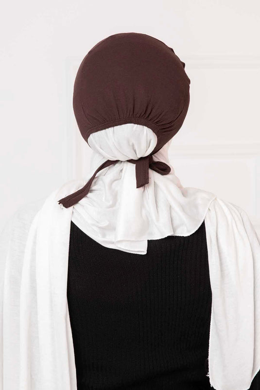 Bonnet Satin Marron