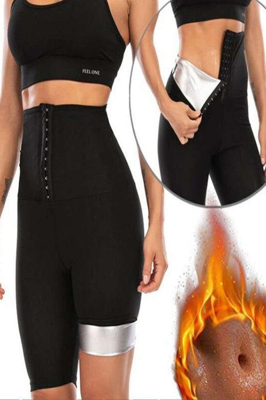 Short Sauna Tag GRANDE TAILLE Noir