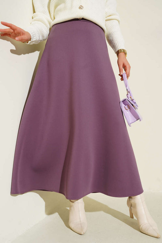 Scuba Mevlana Skirt Lilac