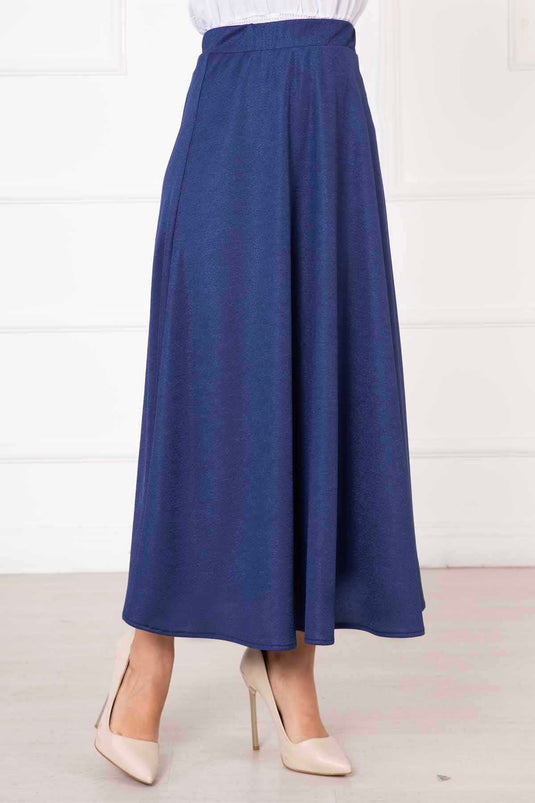 Scuba Mevlana Hijab Skirt Indigo