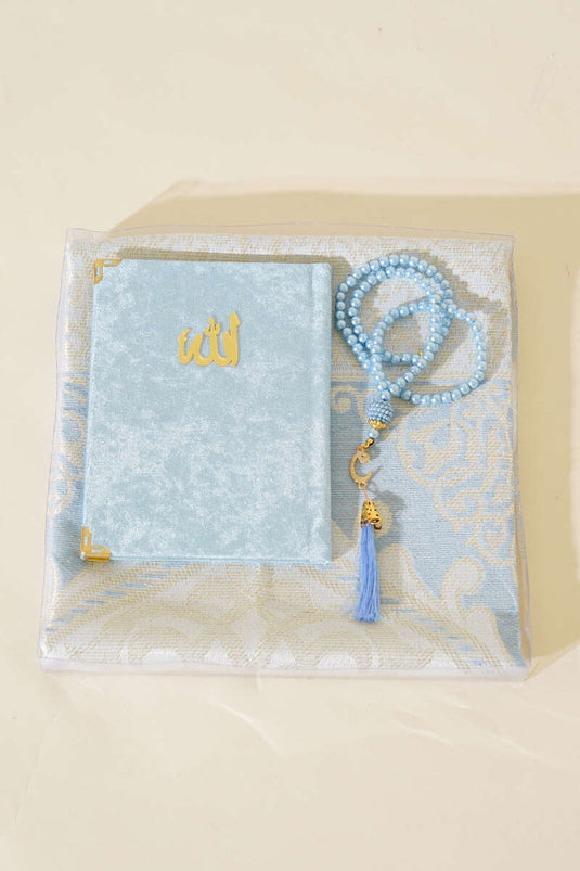 Prayer Rug Set Blue