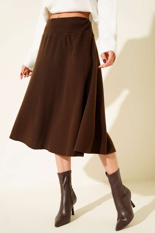 Selanik Midi Etek Kahve