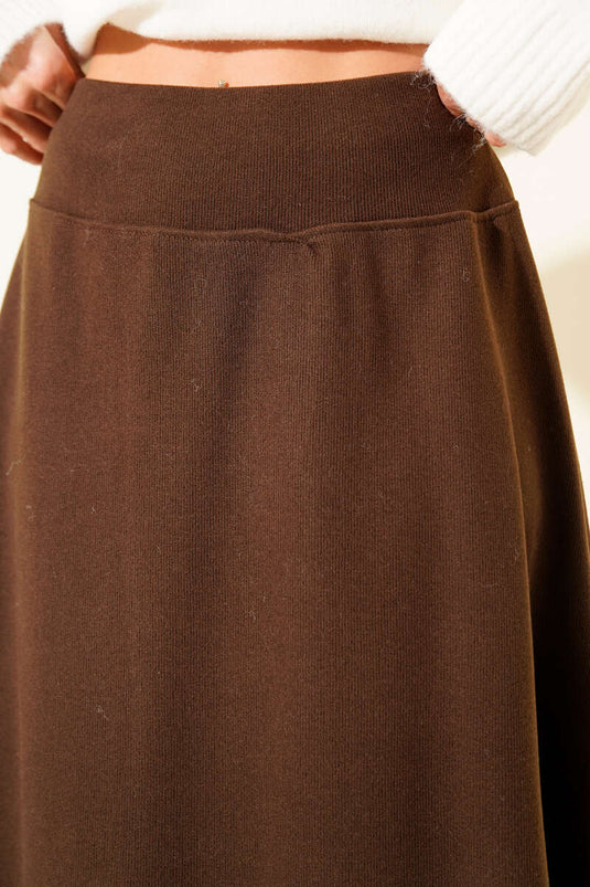 Selanik Midi Etek Kahve