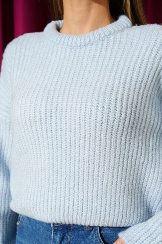 Navy Short Knit Cardigan