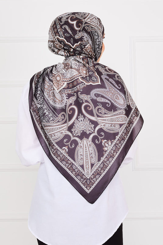 Châle hijab à motifs ethniques Sena -13