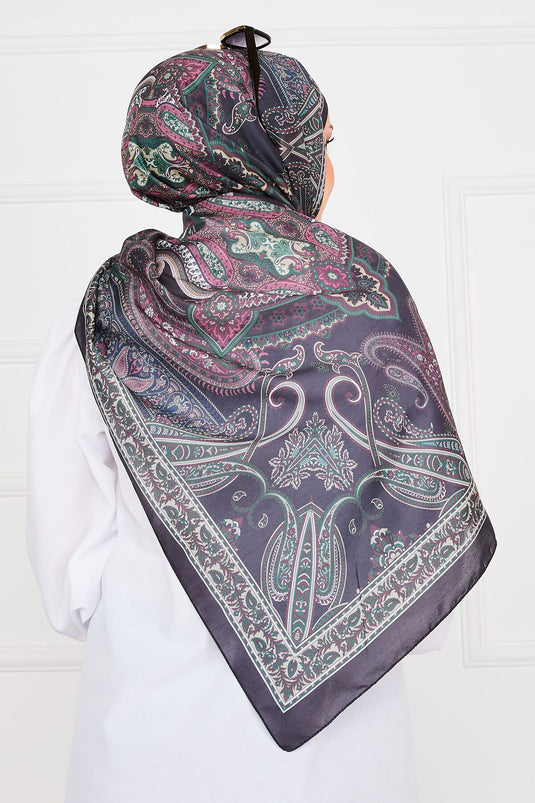 Ethnic Patterned Hijab Scarf -15