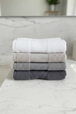 Lot de 4 serviettes à rayures assorties 2
