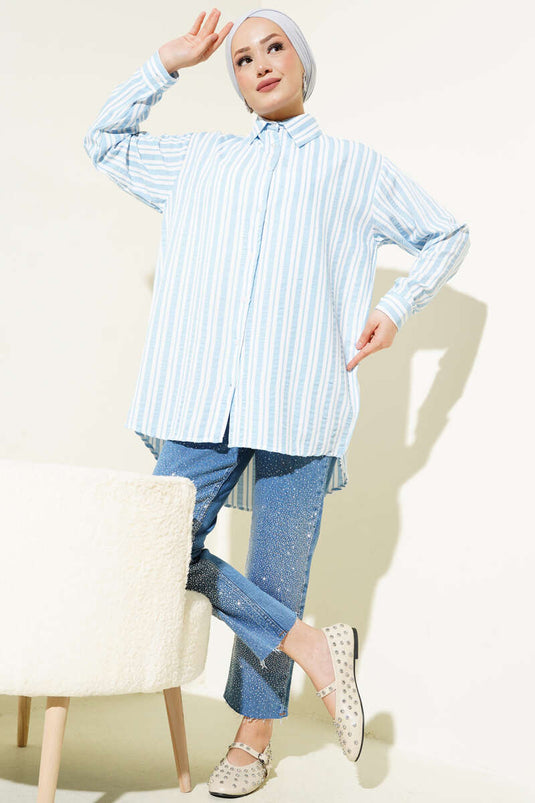 Striped Shirt Blue