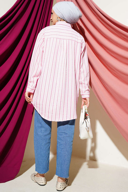 Striped Shirt Pink