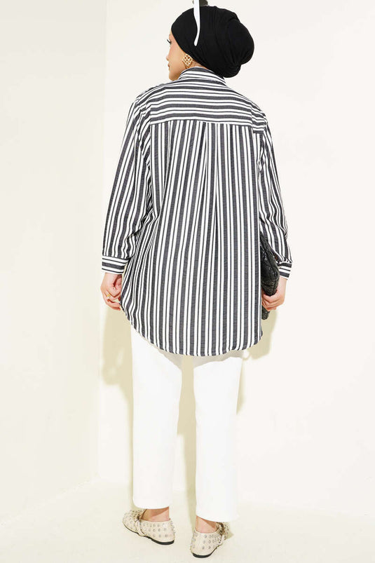 Striped Shirt Black