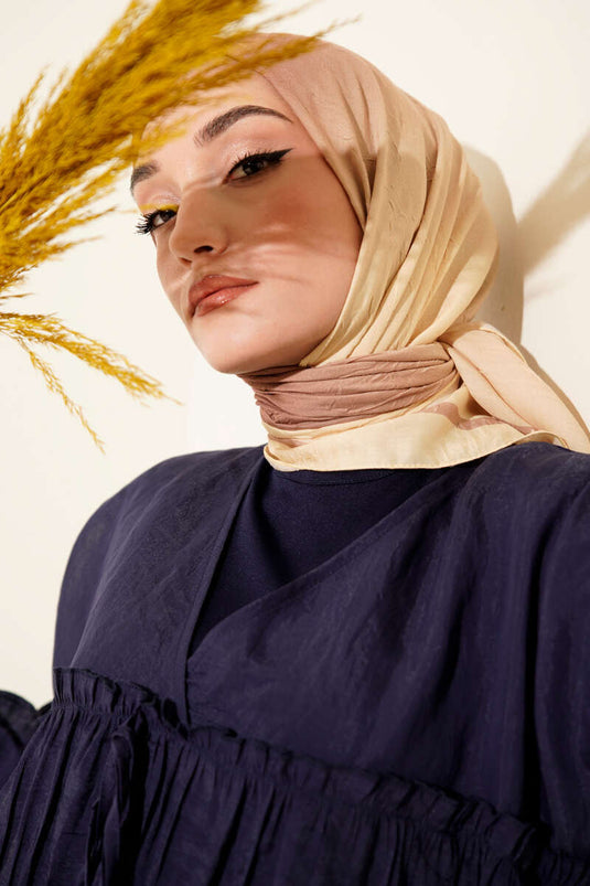 Striped Bamboo Kash Scarf Yellow