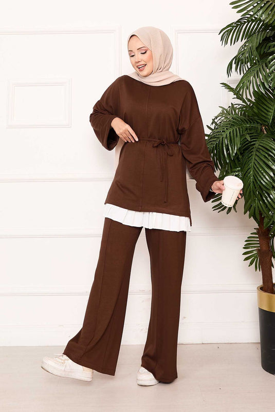 Mobile Belted Arm Folding Detailed Oyşo Set Coffee