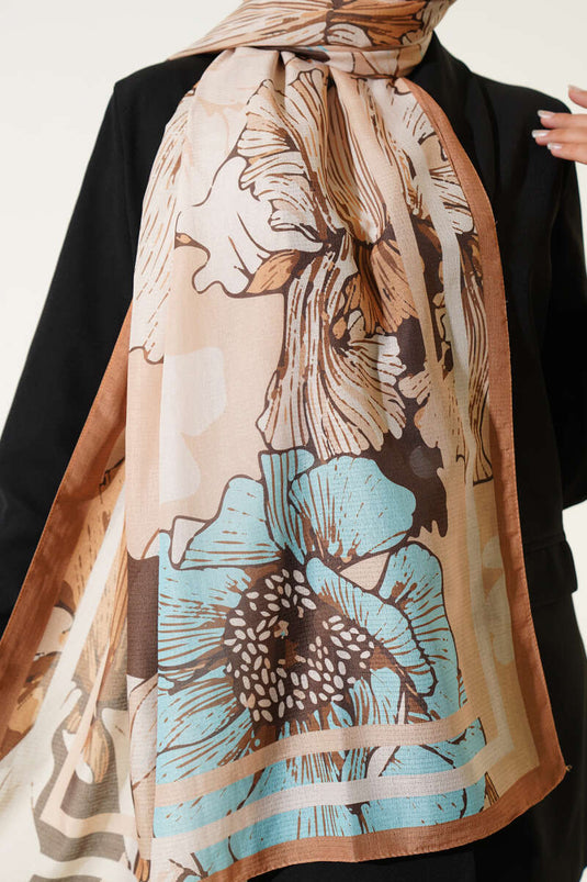 Scialle Lina modello Shelia Latte