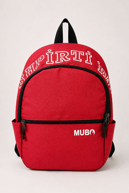 Sac À Dos Rouge Imprimé Shpirti Im