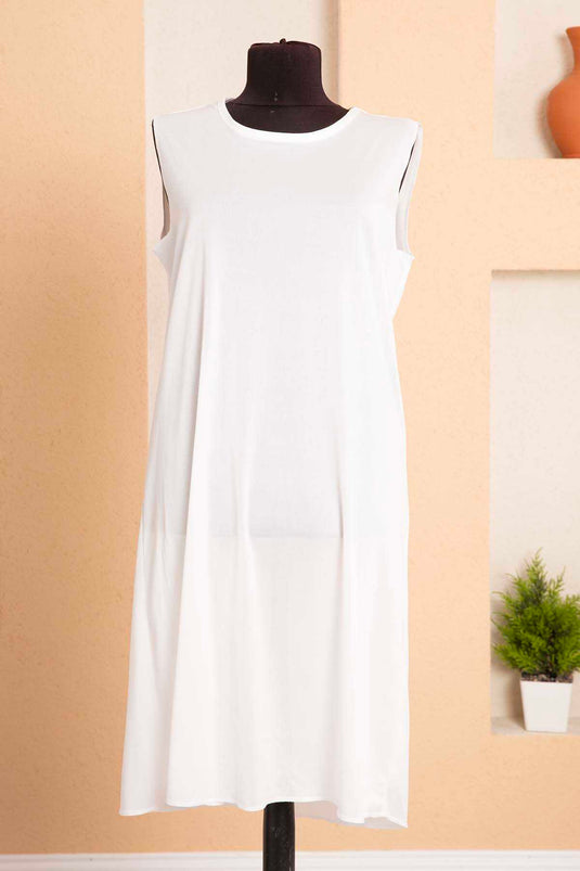 Culotte hijab blanche sans manches