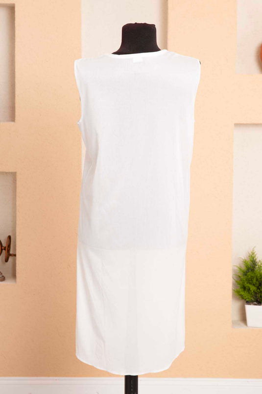 Culotte hijab blanche sans manches