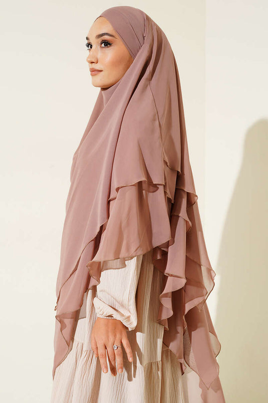 Mousseline Soufflé Himar Châle Saumon