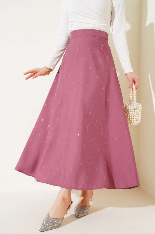 تنورة حجرية أرجوانية