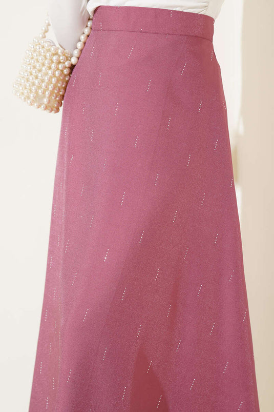 تنورة حجرية أرجوانية