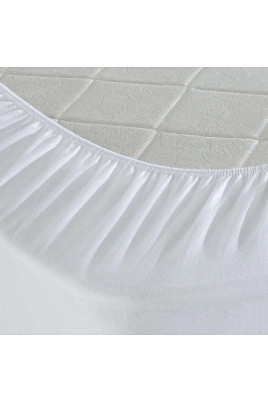 Waterproof Double Mattress Protector White
