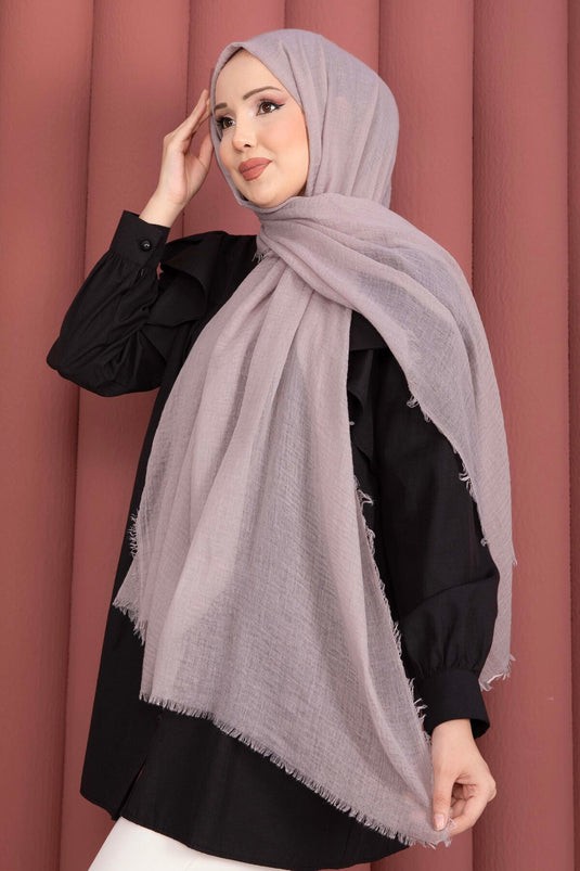 Série de châles Bürümcük doux beige